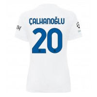 Inter Milan Hakan Calhanoglu #20 Vonkajší Ženy futbalový dres 2023-24 Krátky Rukáv